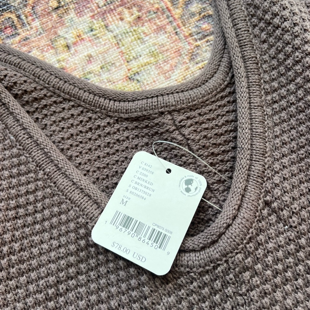 Free People Hailee Sweater Jumpsuit / Overalls: Brown - Picture 3 of 4